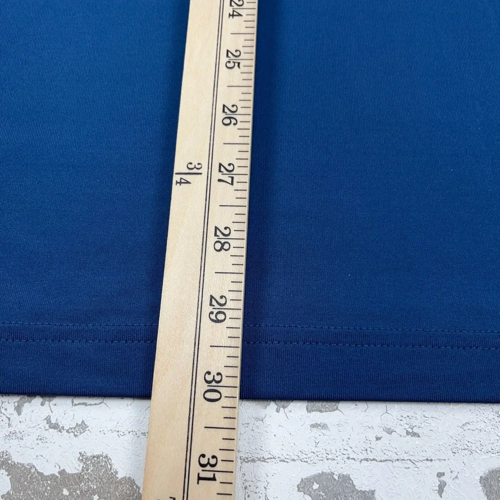 Adidas Polo Shirt Men XL Blue Performance‎ Pure Motion Clima Cool Golf Spotted